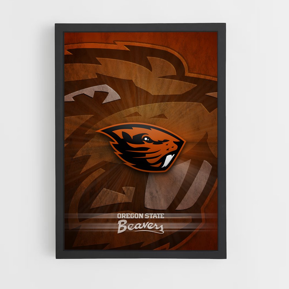 Poster Beaver Pride – affiche Baseball (vue 2)